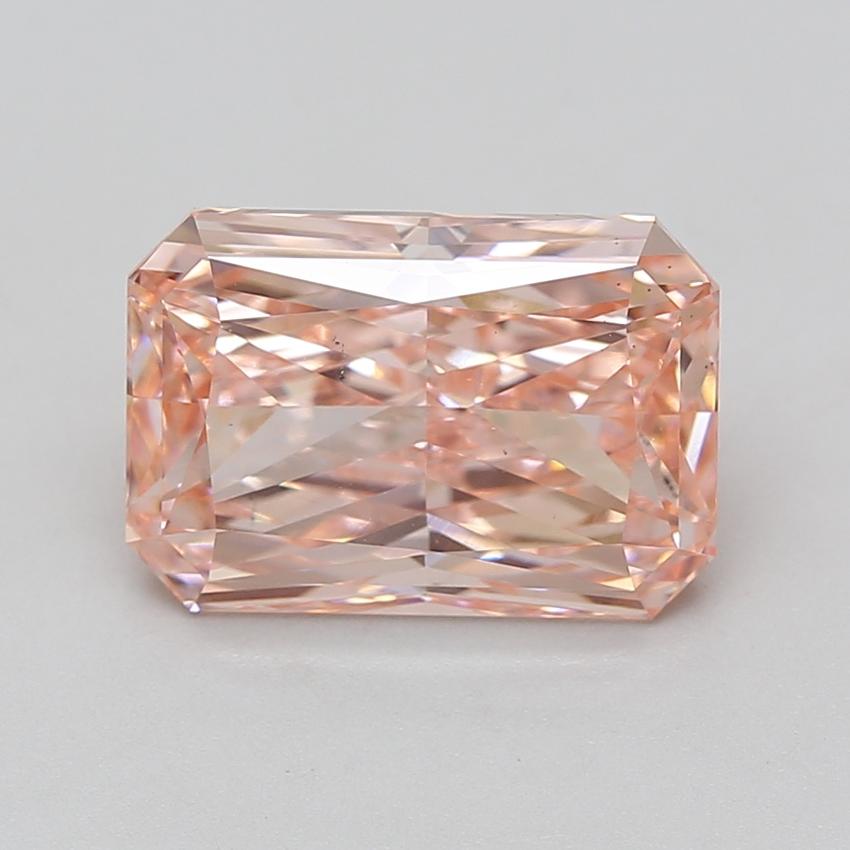 5.10 Ct. Fancy Vivid Pink Radiant Lab Grown Diamond