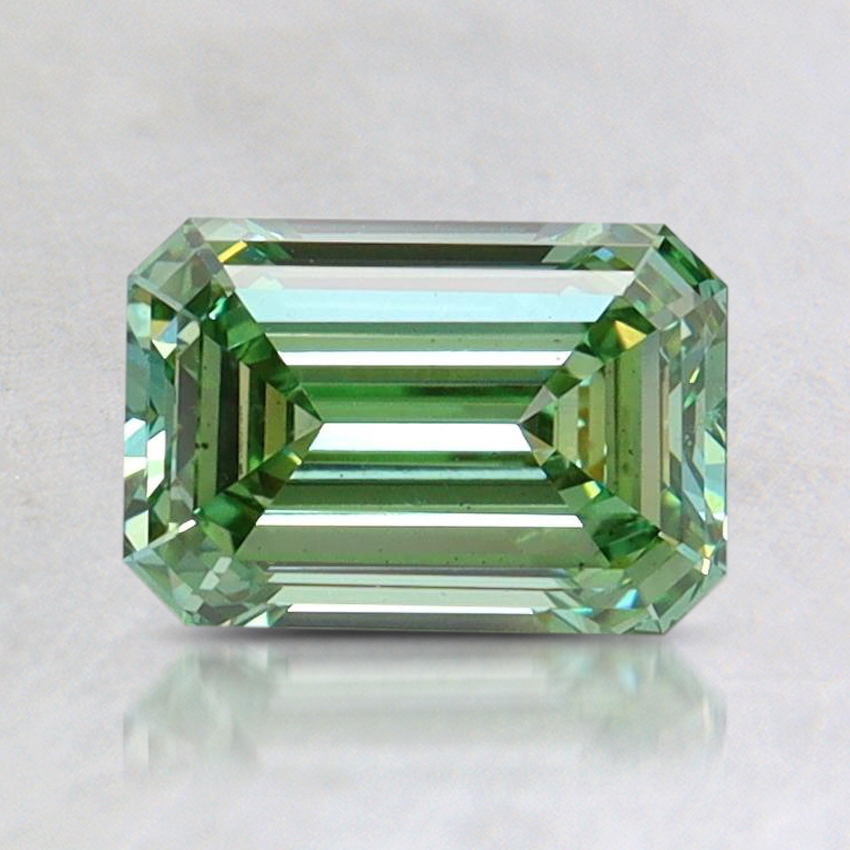 1.12 Ct. Fancy Vivid Pacific Green Emerald Lab Grown Diamond