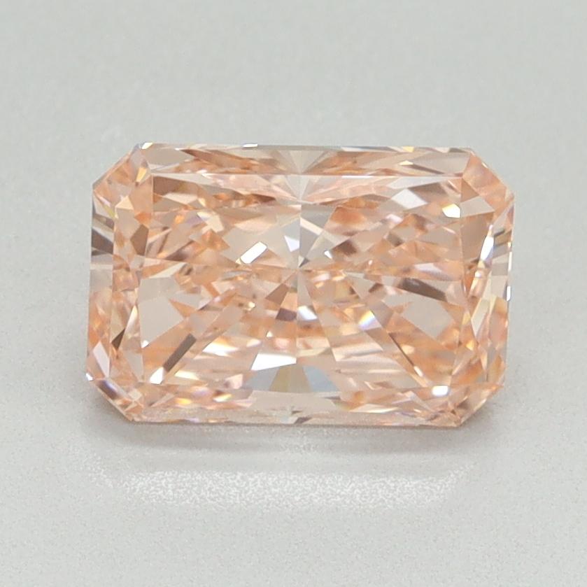 1.57 Ct. Fancy Vivid Pink Radiant Lab Grown Diamond