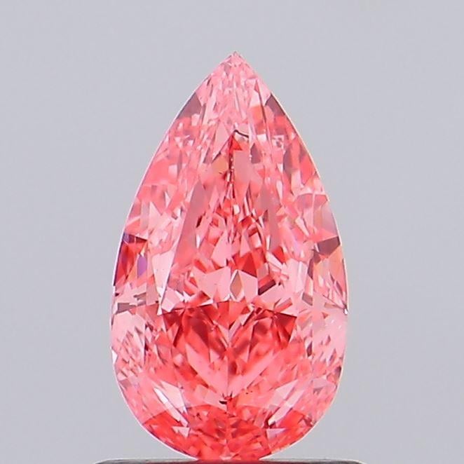 1.05 Ct. Fancy Vivid Pink Pear Lab Grown Diamond