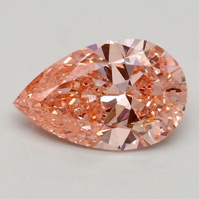 1.01 Ct. Fancy Vivid Pink Pear Lab Grown Diamond