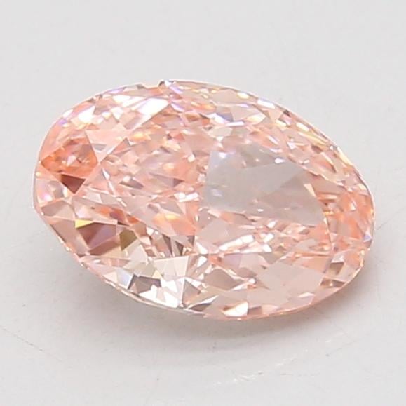 1.45 Ct. Fancy Vivid Pink Oval Lab Grown Diamond