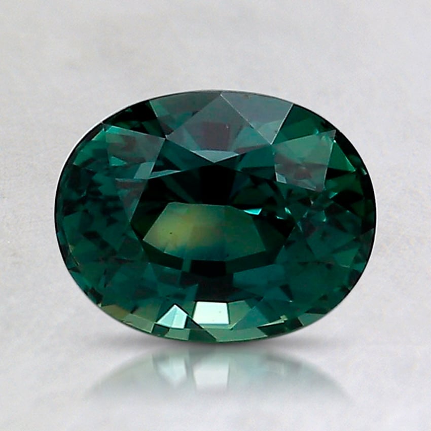 7.6x6mm Unheated Blue Oval Sapphire