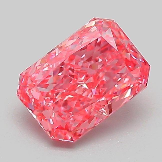 1.06 Ct. Fancy Vivid Pink Radiant Lab Grown Diamond