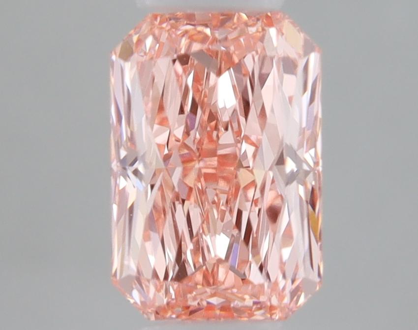 0.73 Ct. Fancy Vivid Pink Radiant Lab Grown Diamond