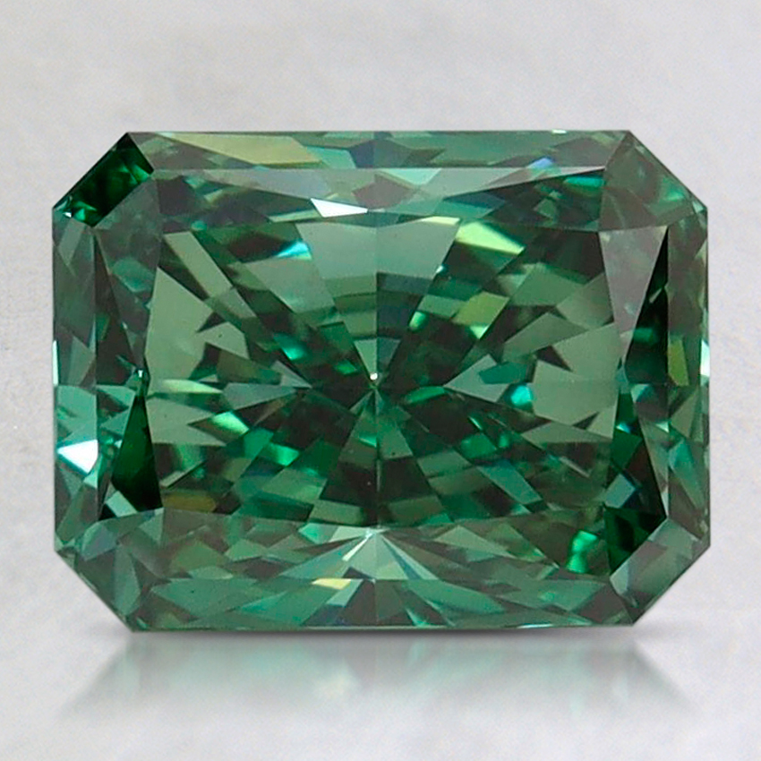 2.49 Ct. Fancy Vivid Pacific Green Radiant Lab Grown Diamond