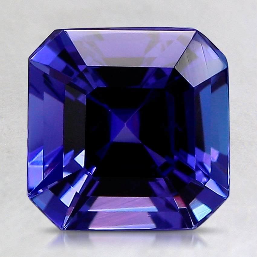 8.9mm Violet Asscher Tanzanite