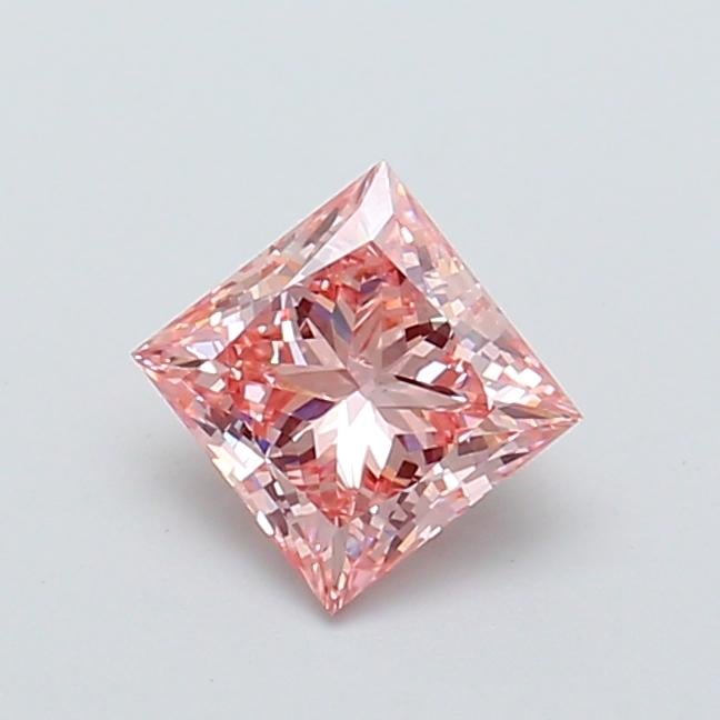 1.01 Ct. Fancy Intense Pink Princess Lab Grown Diamond