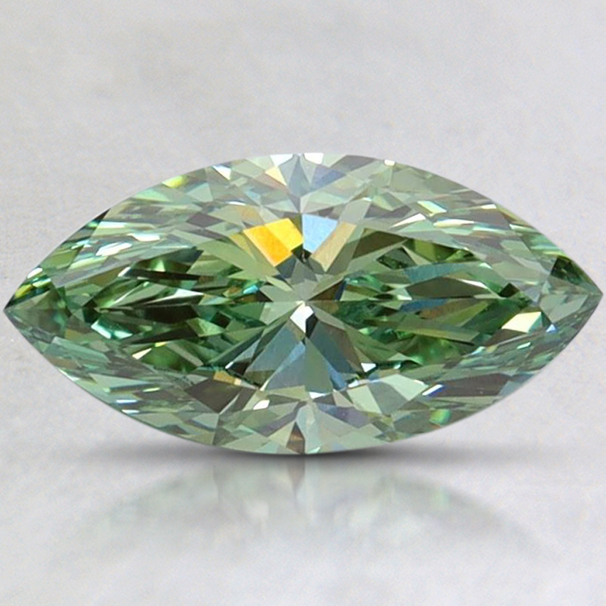 1.05 Ct. Fancy Vivid Pacific Green Marquise Lab Grown Diamond