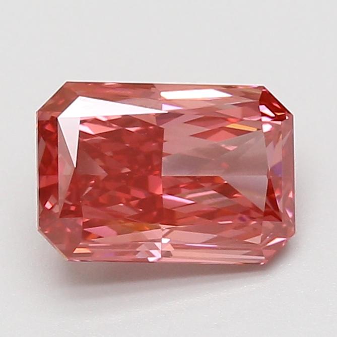 2.08 Ct. Fancy Vivid Pink Radiant Lab Grown Diamond