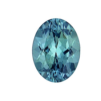 8x6mm Green Oval Sapphire
