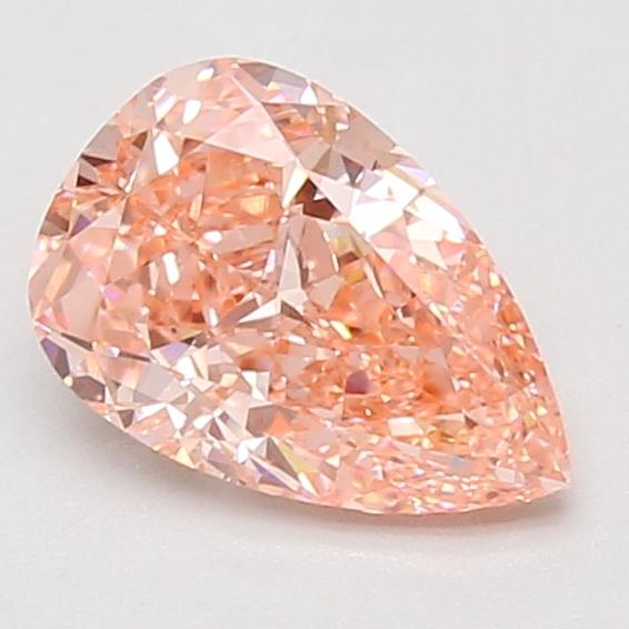 1.55 Ct. Fancy Vivid Pink Pear Lab Grown Diamond