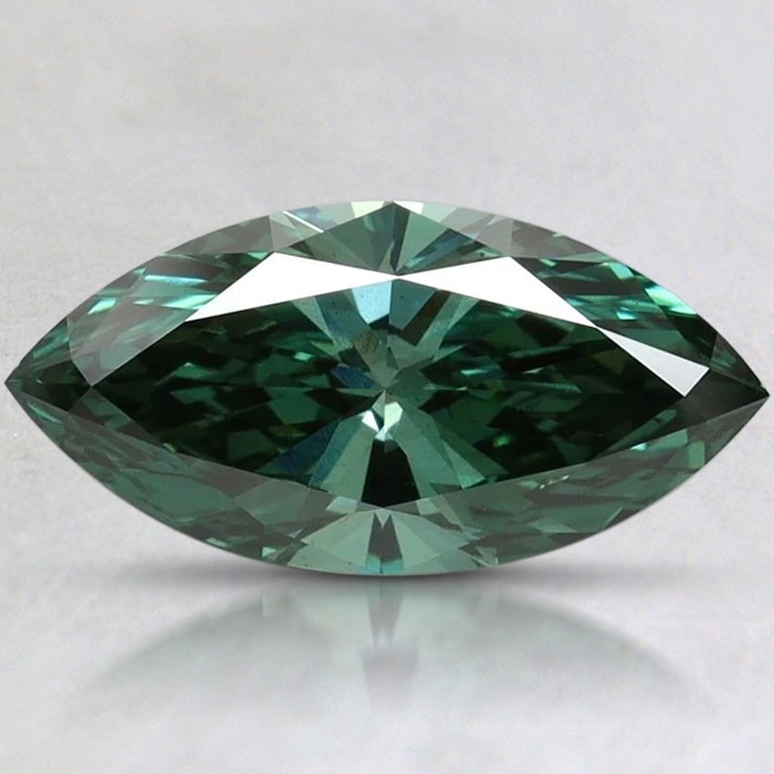 1.97 Ct. Fancy Vivid Pacific Green Marquise Lab Grown Diamond