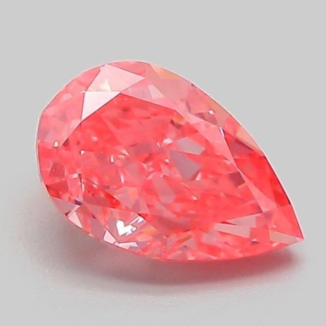1.07 Ct. Fancy Vivid Pink Pear Lab Grown Diamond