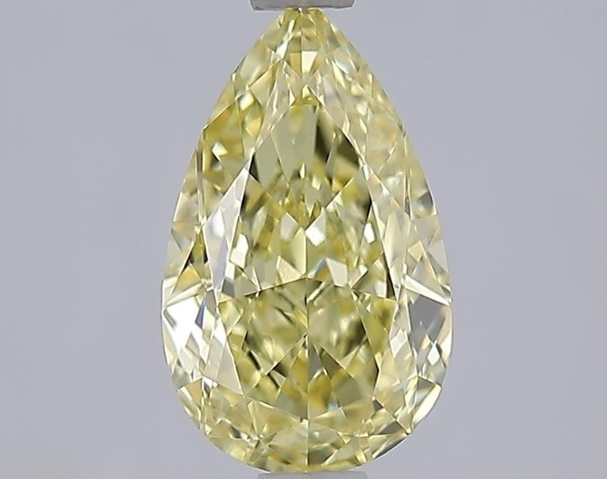 1.51 Ct. Fancy Vivid Yellow Yellow Pear Lab Grown Diamond