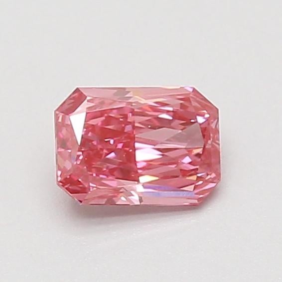 0.58 Ct. Fancy Vivid Pink Radiant Lab Grown Diamond