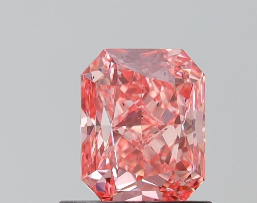 1.01 Ct. Fancy Vivid Pink Radiant Lab Grown Diamond