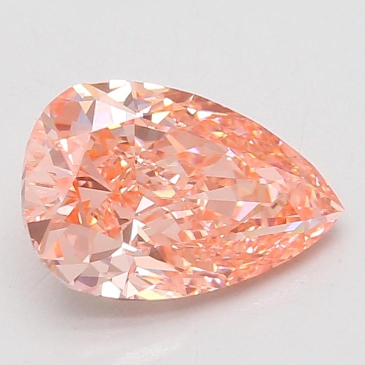 3.08 Ct. Fancy Vivid Pink Pear Lab Grown Diamond