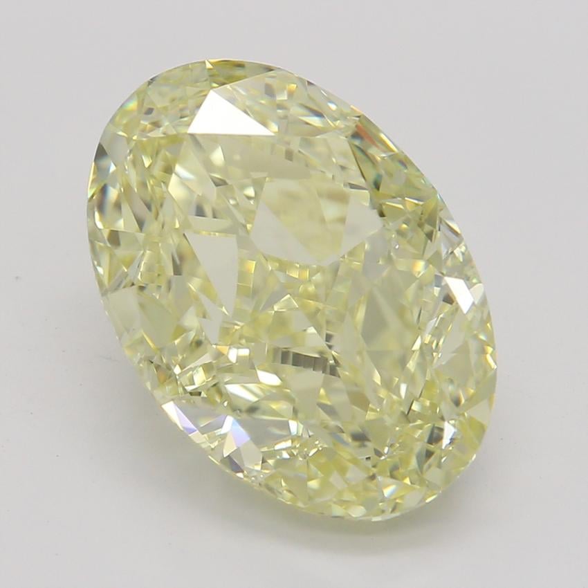 3.55 Ct. Fancy Yellow Oval Diamond