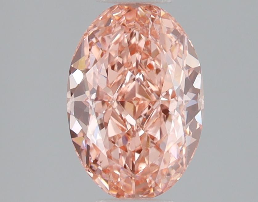 1.57 Ct. Fancy Vivid Pink Oval Lab Grown Diamond