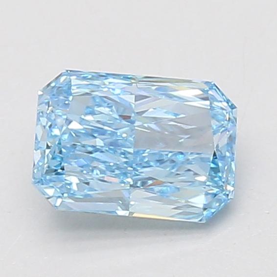 1.10 Ct. Fancy Vivid Blue Radiant Lab Grown Diamond