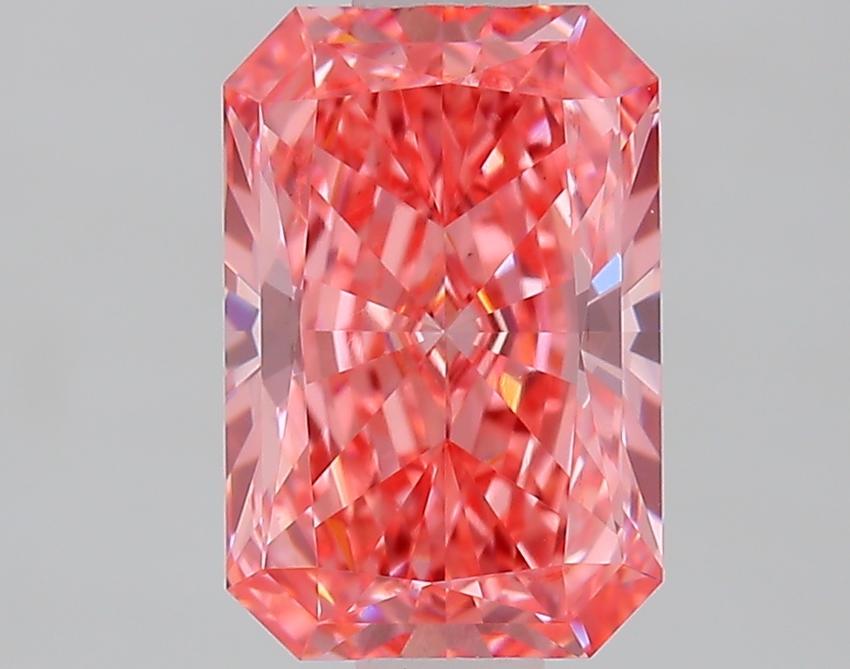 1.32 Ct. Fancy Vivid Pink Radiant Lab Grown Diamond