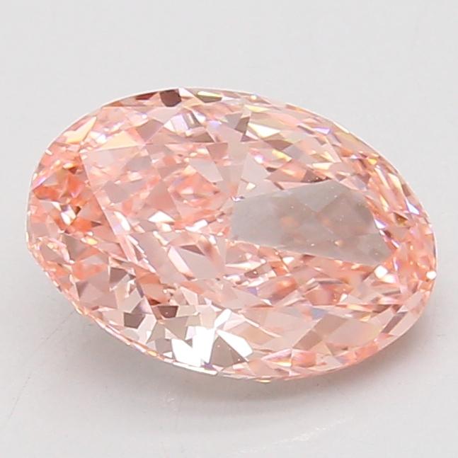 2.51 Ct. Fancy Vivid Pink Oval Lab Grown Diamond