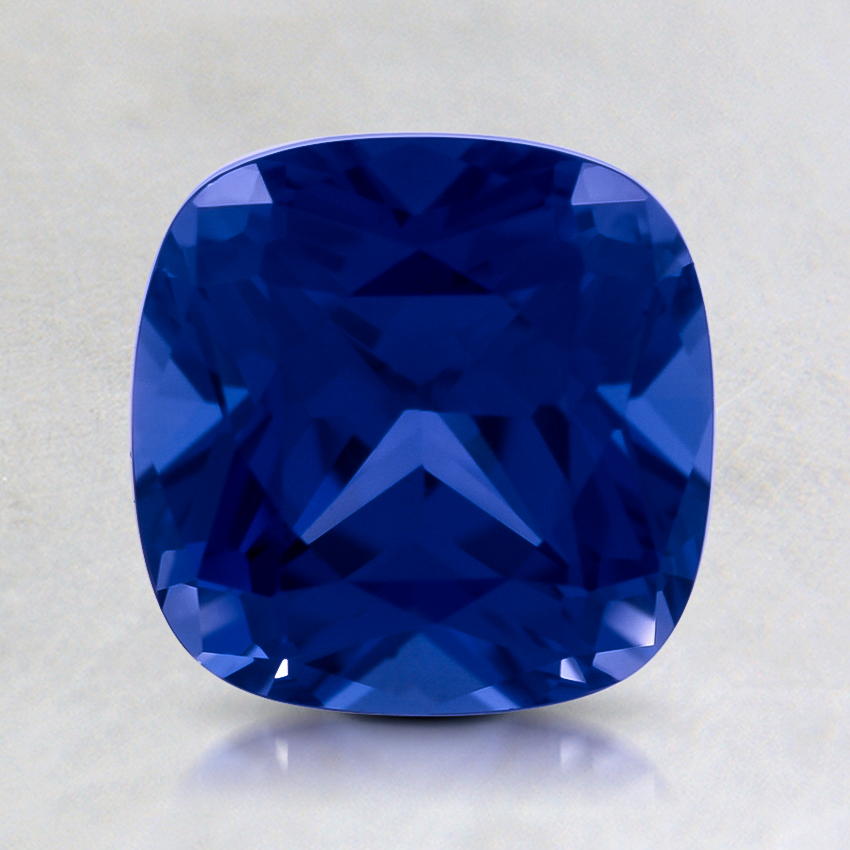 7mm Lab Created Blue Cushion Sapphire SBLC7.0CU3