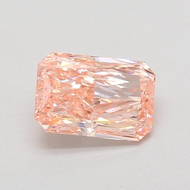 0.90 Ct. Fancy Vivid Pink Radiant Lab Grown Diamond