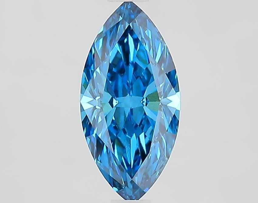 1.09 Ct. Fancy Vivid Blue Marquise Lab Grown Diamond