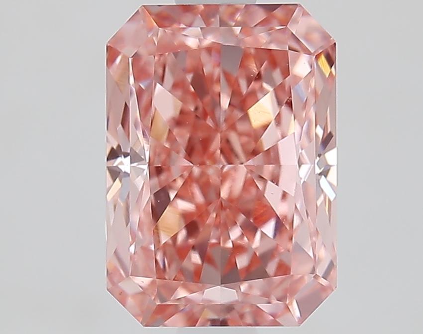 1.79 Ct. Fancy Vivid Pink Radiant Lab Grown Diamond
