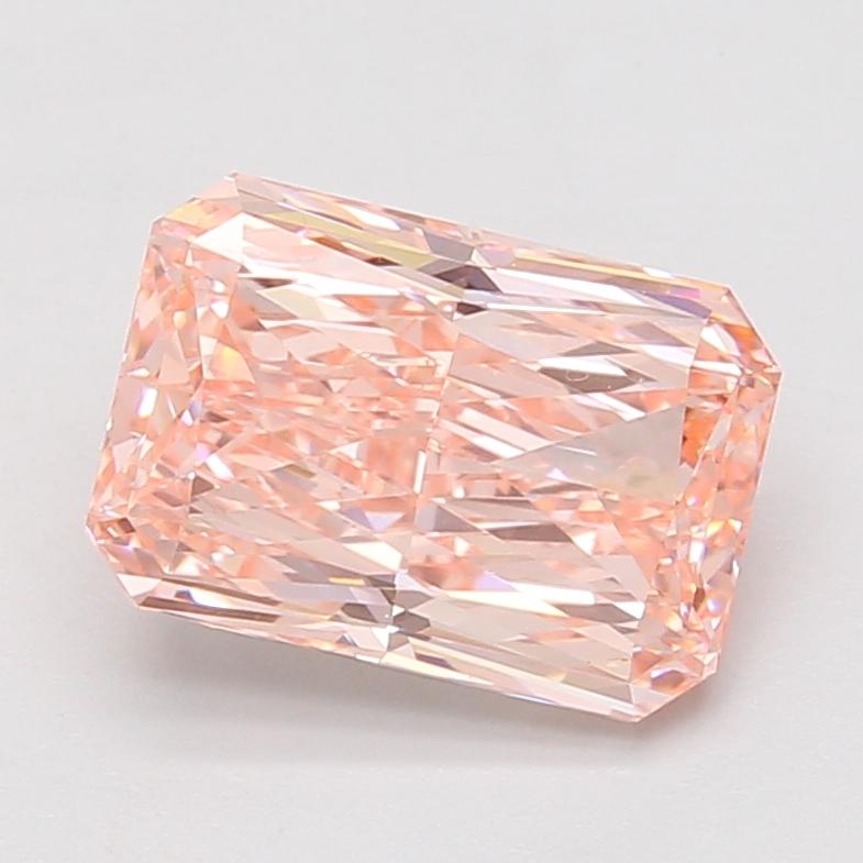3.10 Ct. Fancy Vivid Pink Radiant Lab Grown Diamond