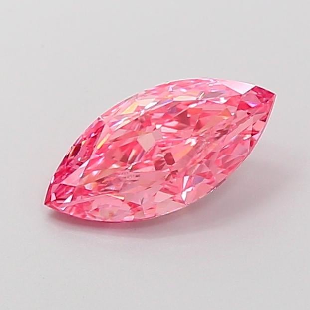 1.32 Ct. Fancy Vivid  Pink Marquise Lab Grown Diamond