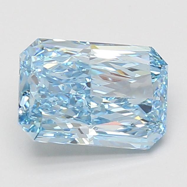 2.06 Ct. Fancy Vivid Blue Radiant Lab Grown Diamond