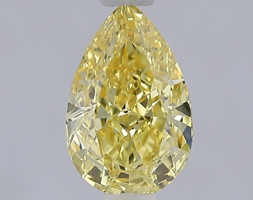1.05 Ct. Fancy Vivid Yellow Yellow Pear Lab Grown Diamond
