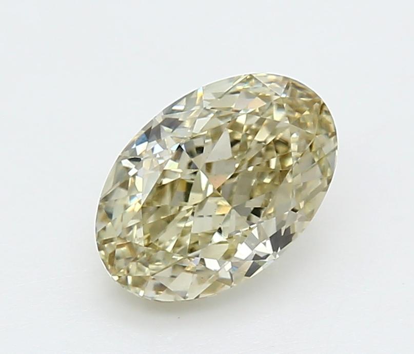 2.05 Ct. Fancy Light  Yellow Oval Lab Grown Diamond