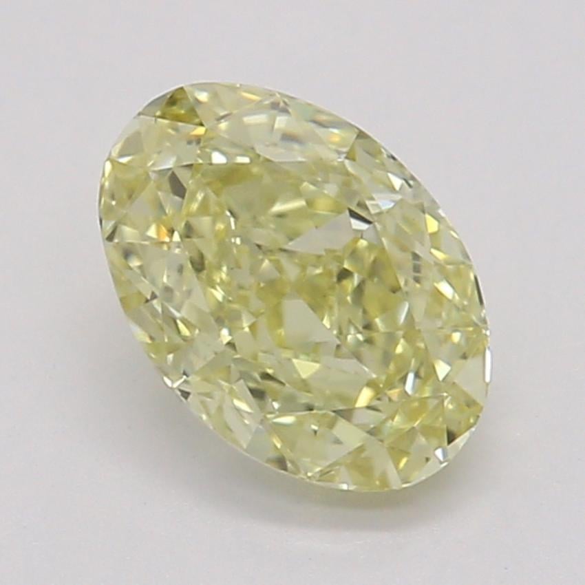 0.51 Ct. Fancy Yellow Oval Diamond