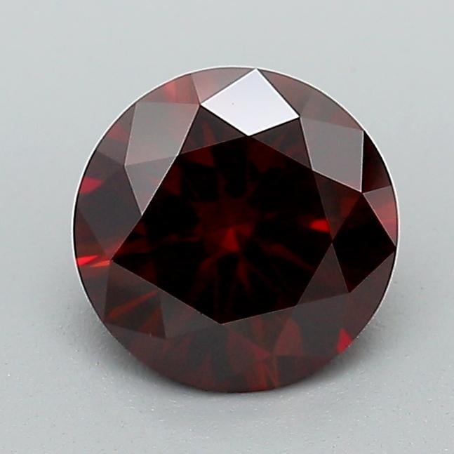 1.16 Ct. Fancy Red Round Lab Grown Diamond