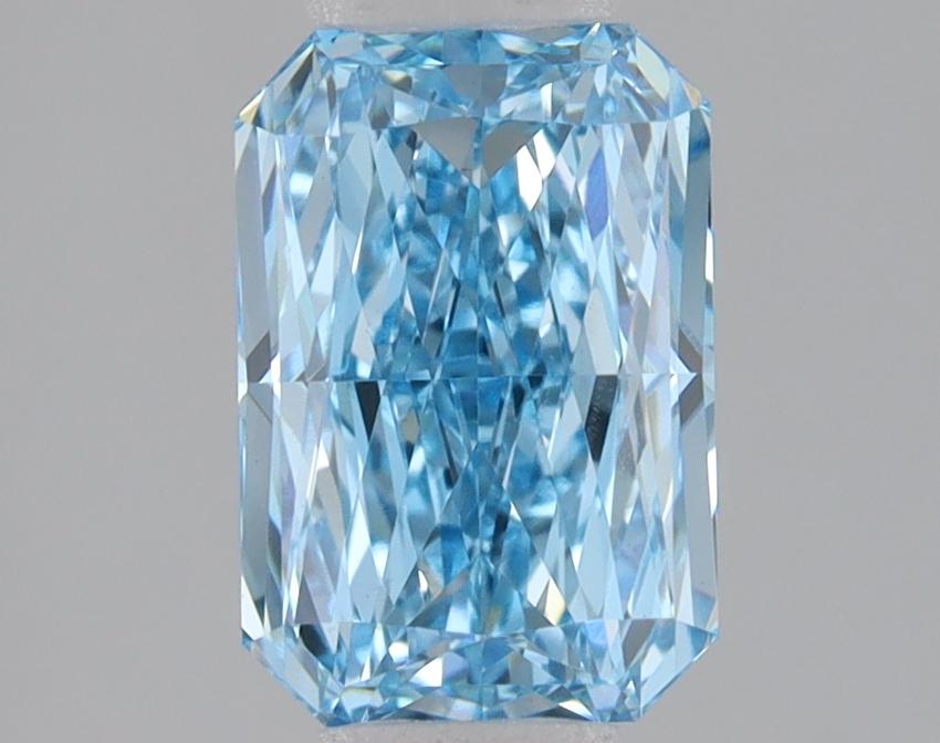 1.57 Ct. Fancy Vivid Blue Radiant Lab Grown Diamond