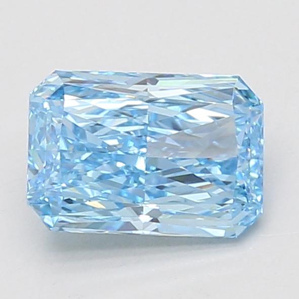 1.53 Ct. Fancy Vivid Blue Radiant Lab Grown Diamond