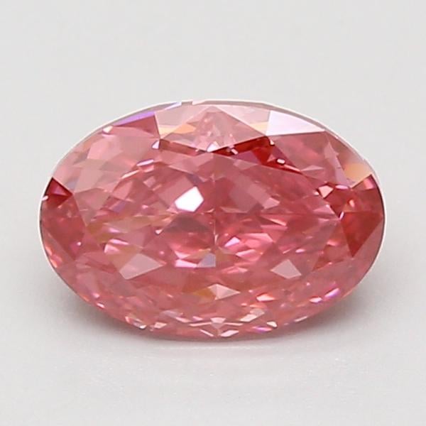 1.45 Ct. Fancy Vivid Pink Oval Lab Grown Diamond
