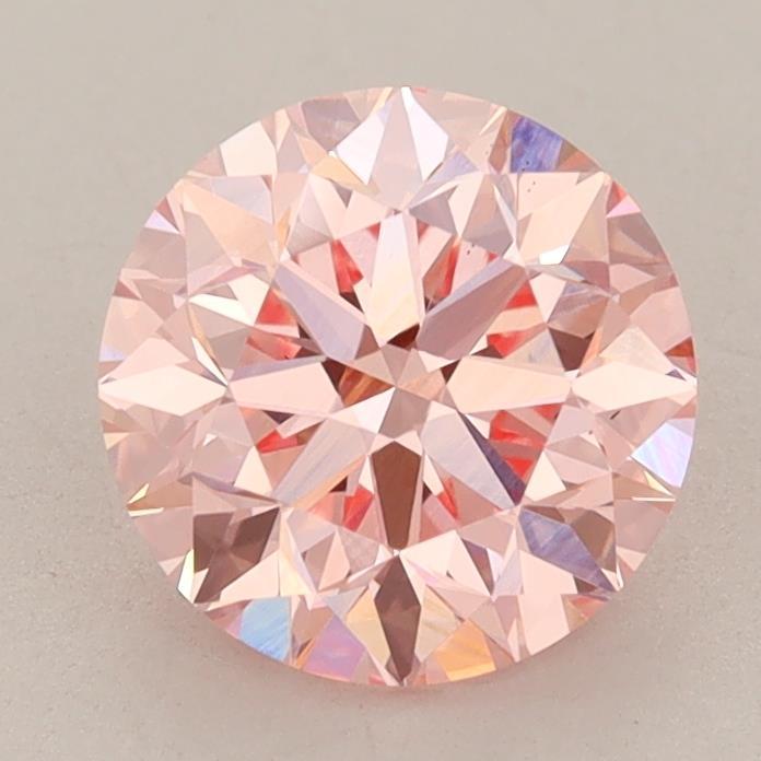1.64 Ct. Fancy Intense Pink Round Lab Grown Diamond
