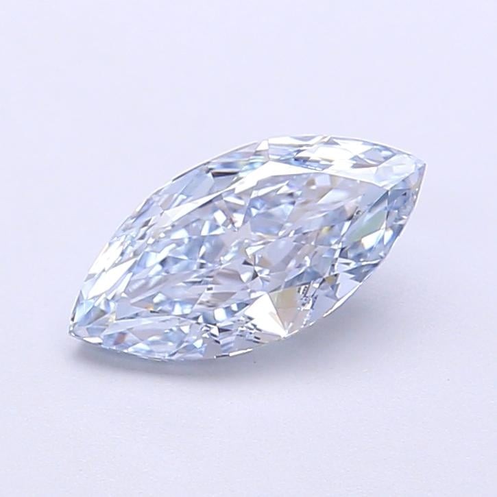 1.02 Ct. Fancy Intense  Blue Marquise Lab Grown Diamond