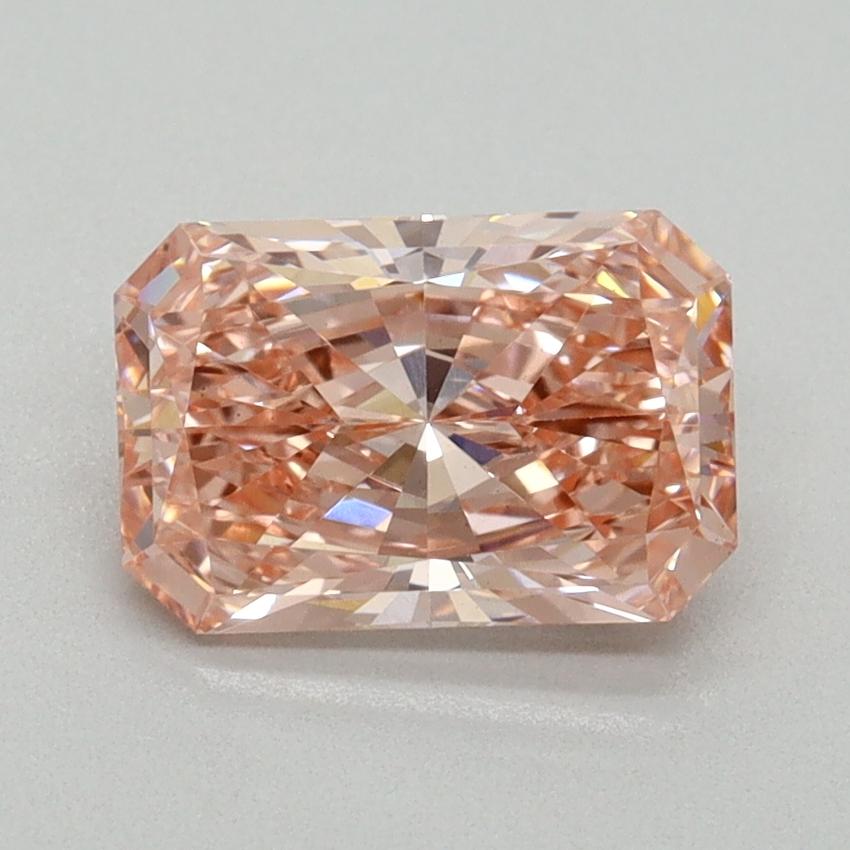 1.53 Ct. Fancy Vivid Pink Radiant Lab Grown Diamond