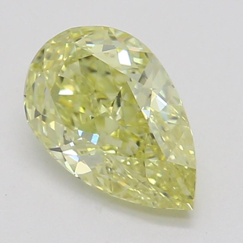 0.51 Ct. Fancy Intense Yellow Pear Diamond