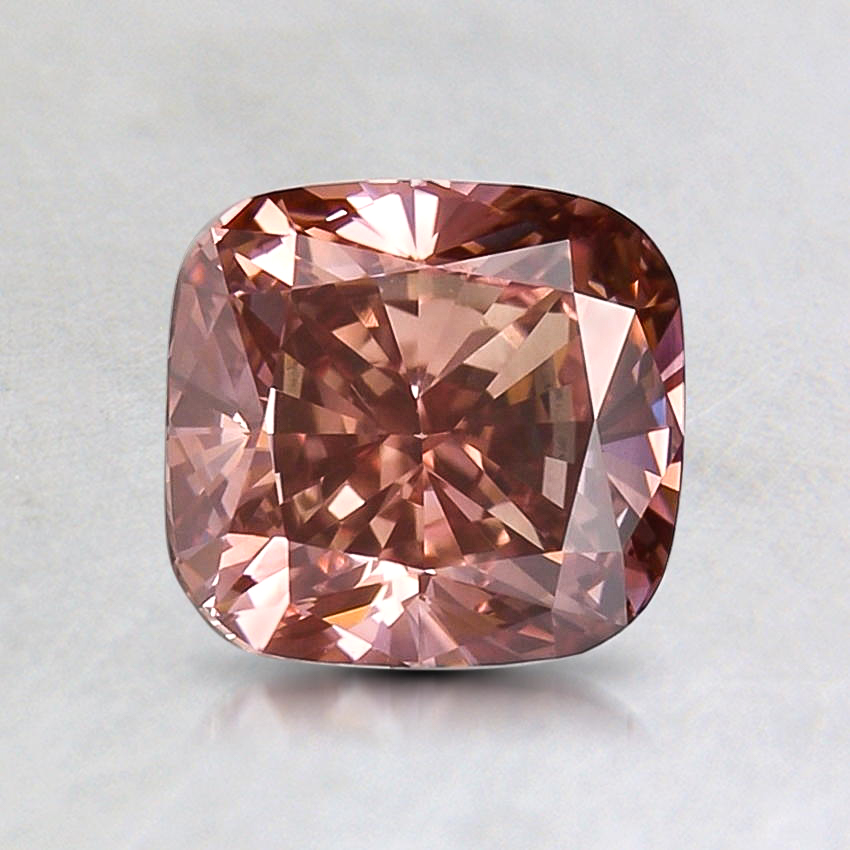 1.27 Ct. Lab Grown Fancy Intense Pink Cushion Diamond