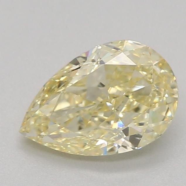 0.53 Ct. Fancy Light Yellow Pear Lab Grown Diamond