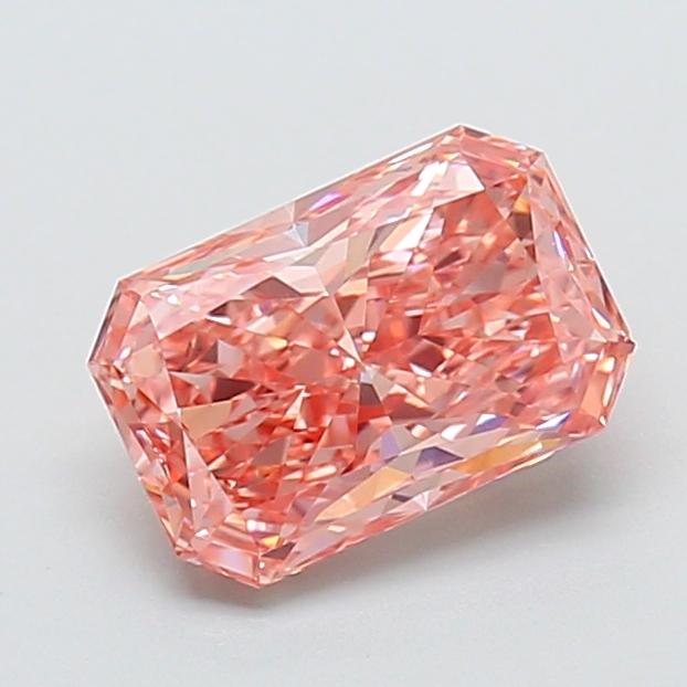 2.08 Ct. Fancy Vivid Pink Radiant Lab Grown Diamond