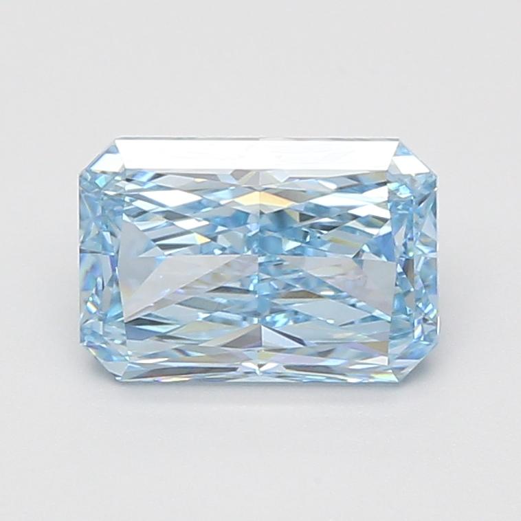 2.10 Ct. Fancy Vivid Blue Radiant Lab Grown Diamond