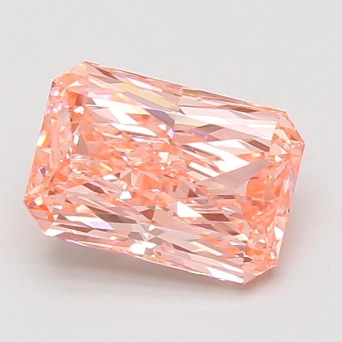 2.11 Ct. Fancy Vivid Pink Radiant Lab Grown Diamond